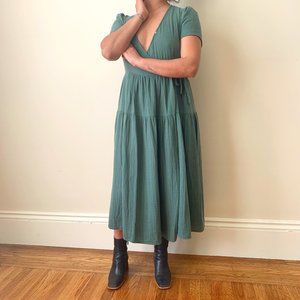 Universal Thread Green Wrap Dress